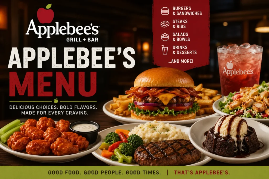 applebees menu